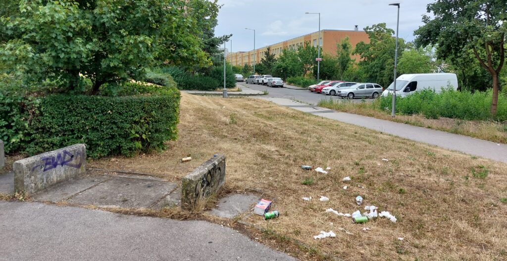 Plácek v Kuttlewascherově ulici_před úpravou